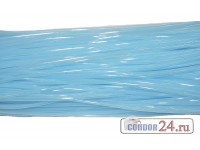 Кембрик ПВХ, d.1,6 мм, цв.голубой.